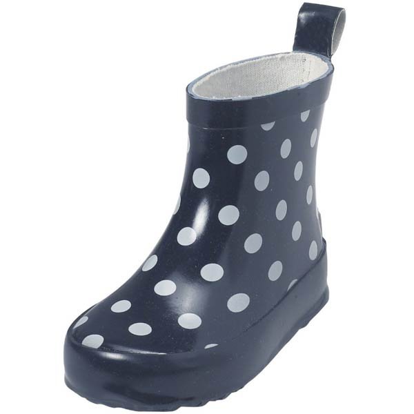 Playshoes Kids Wellington Boots Allover Dots navy