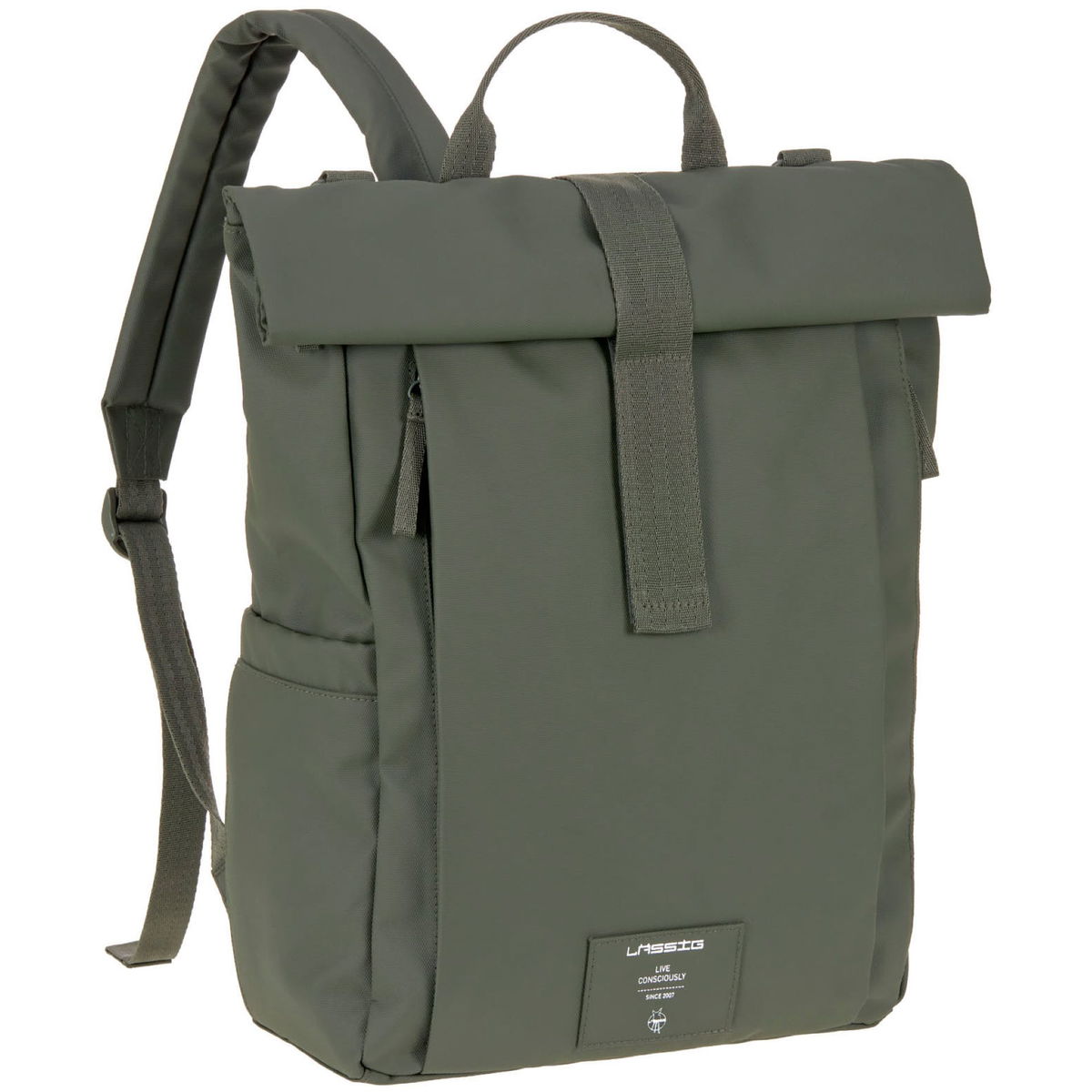 Product Image for Lässig Sac à dos à langer Rolltop Up Green Label olive