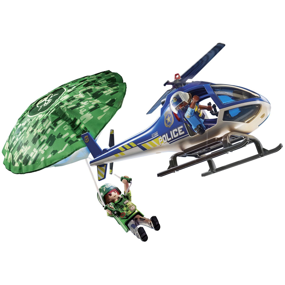 PLAYMOBIL City Action 70569: Police helicopter with parachute chase