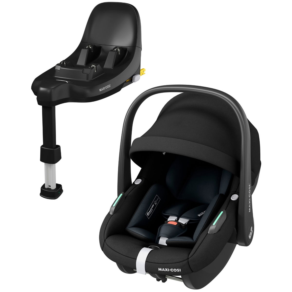 Product Image for Maxi Cosi Pebble S with FamilyFix S tonal black