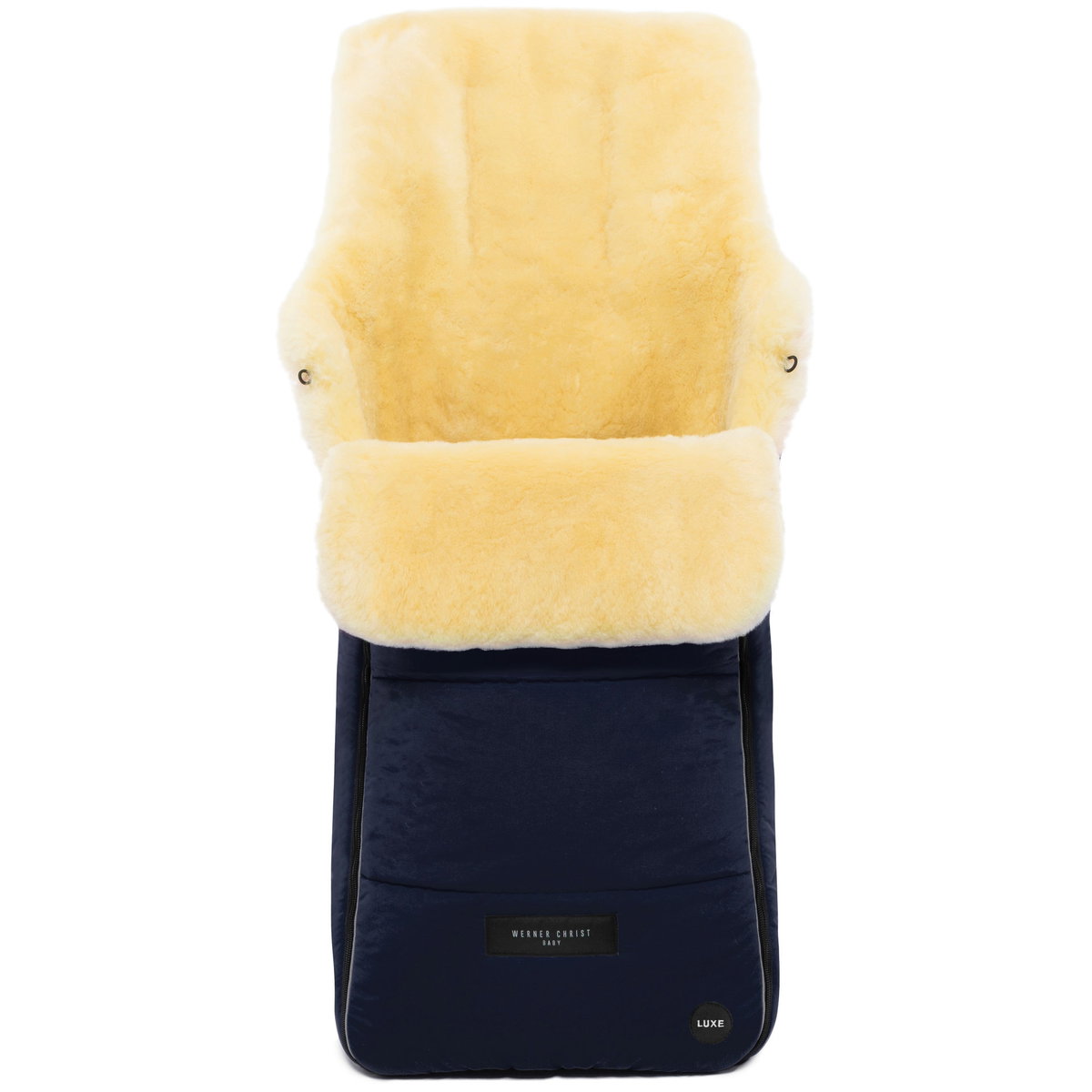 Product Image for Werner Christ Baby AROSA LUXE Lambskin Footmuff navy