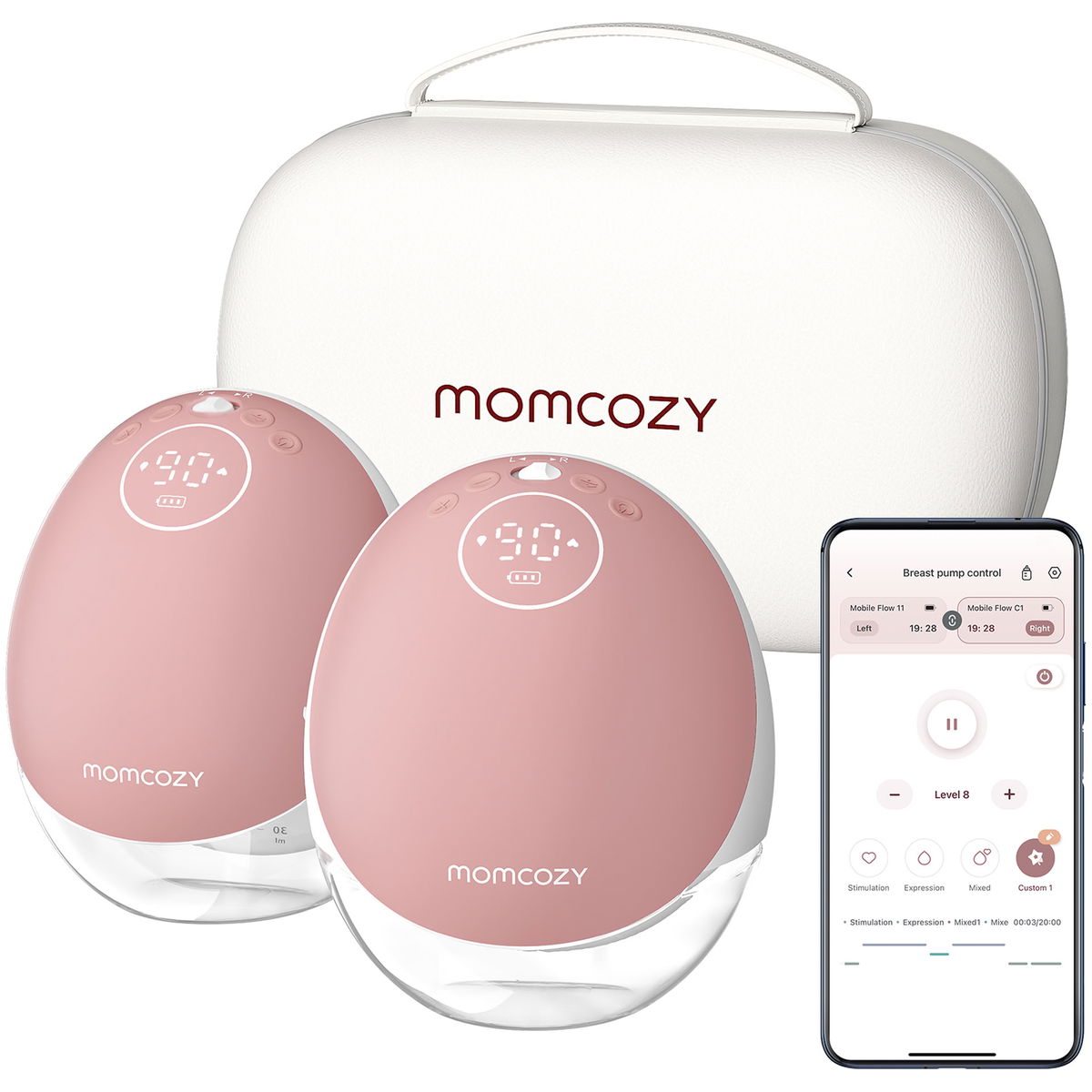 Product Image for Momcozy M9 double pompe à lait red