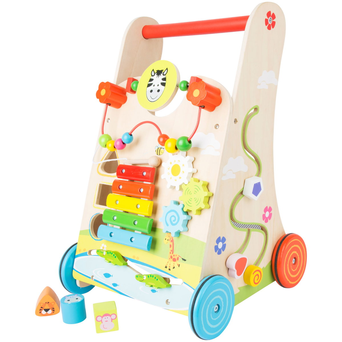 Product Image for small foot Lauflernwagen Aktiv Modell Blumenwiese