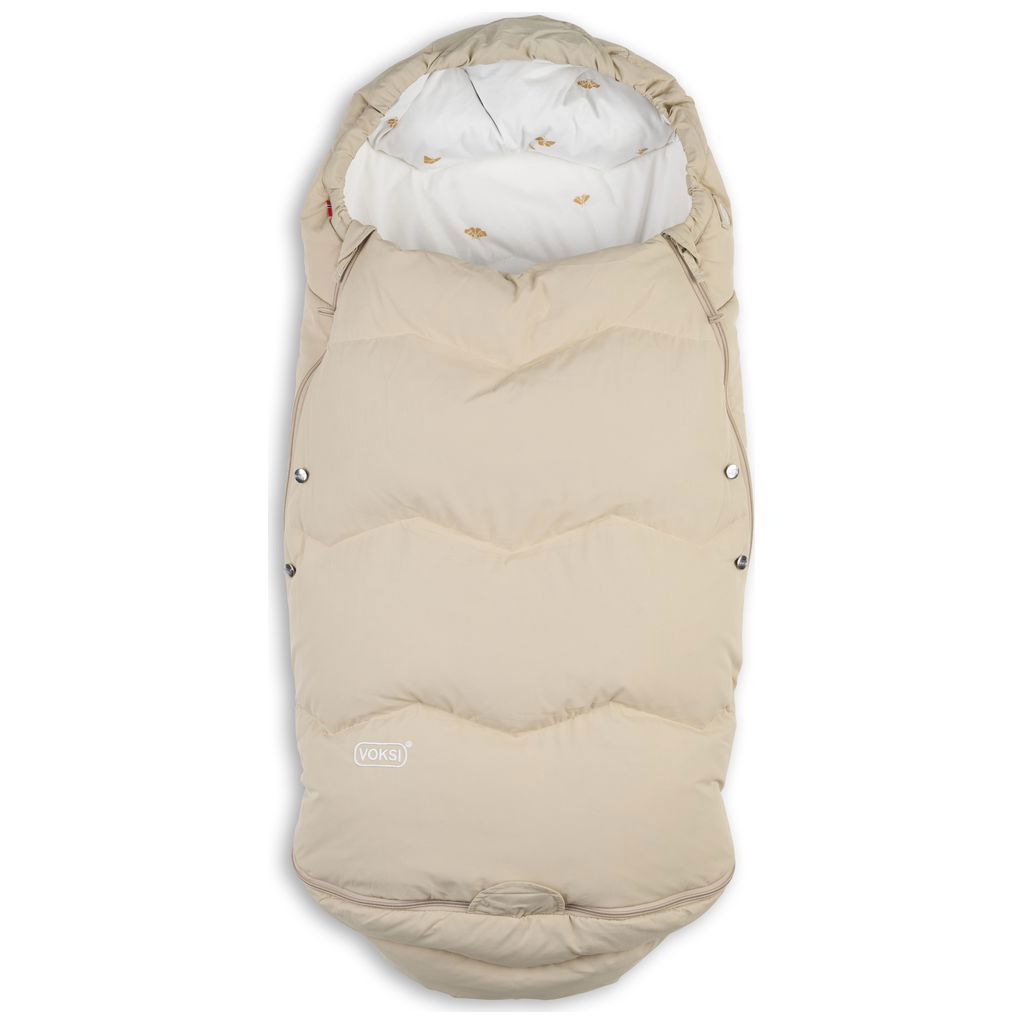 SENSILLO Parapiedi Invernale Per Passeggino INDIANA: 100x50 Cm, 3 Strati, Zip, Pelliccia Rimovibile