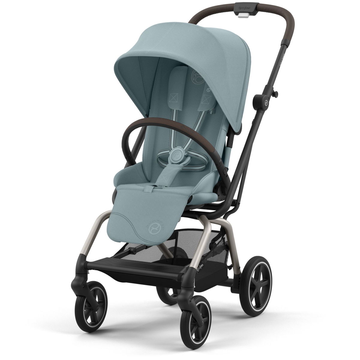 CYBEX Eezy S Twist+ taupe stormy blue light blue