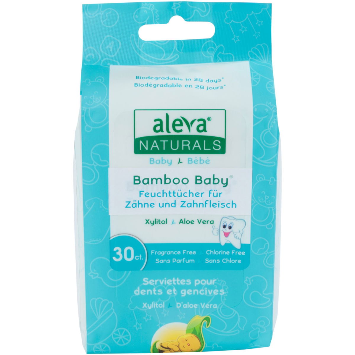 Product Image for aleva NATURALS salviette Bamboo Baby Denti & Gengive
