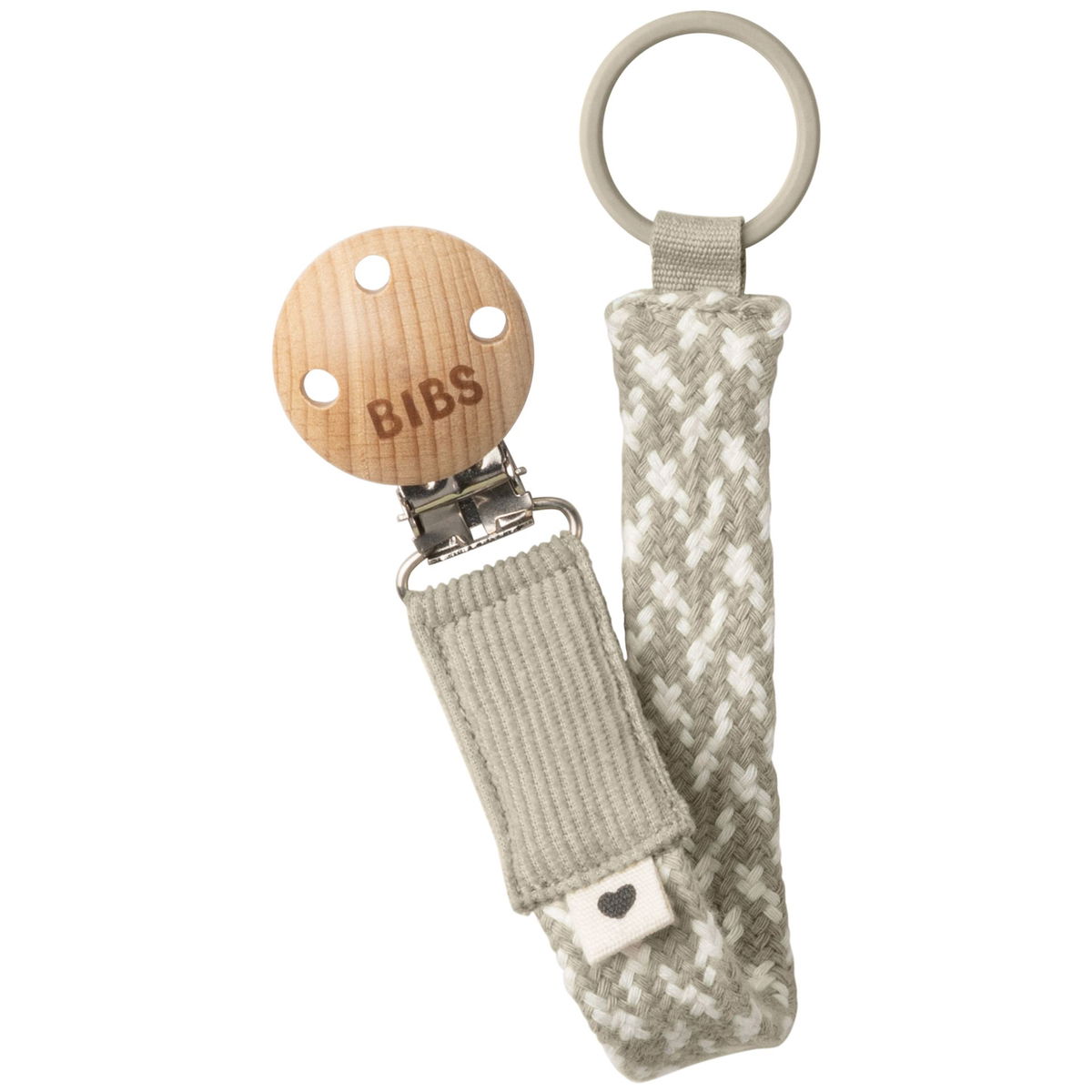 Product Image for BIBS Attache-sucette Braided sand/ivory