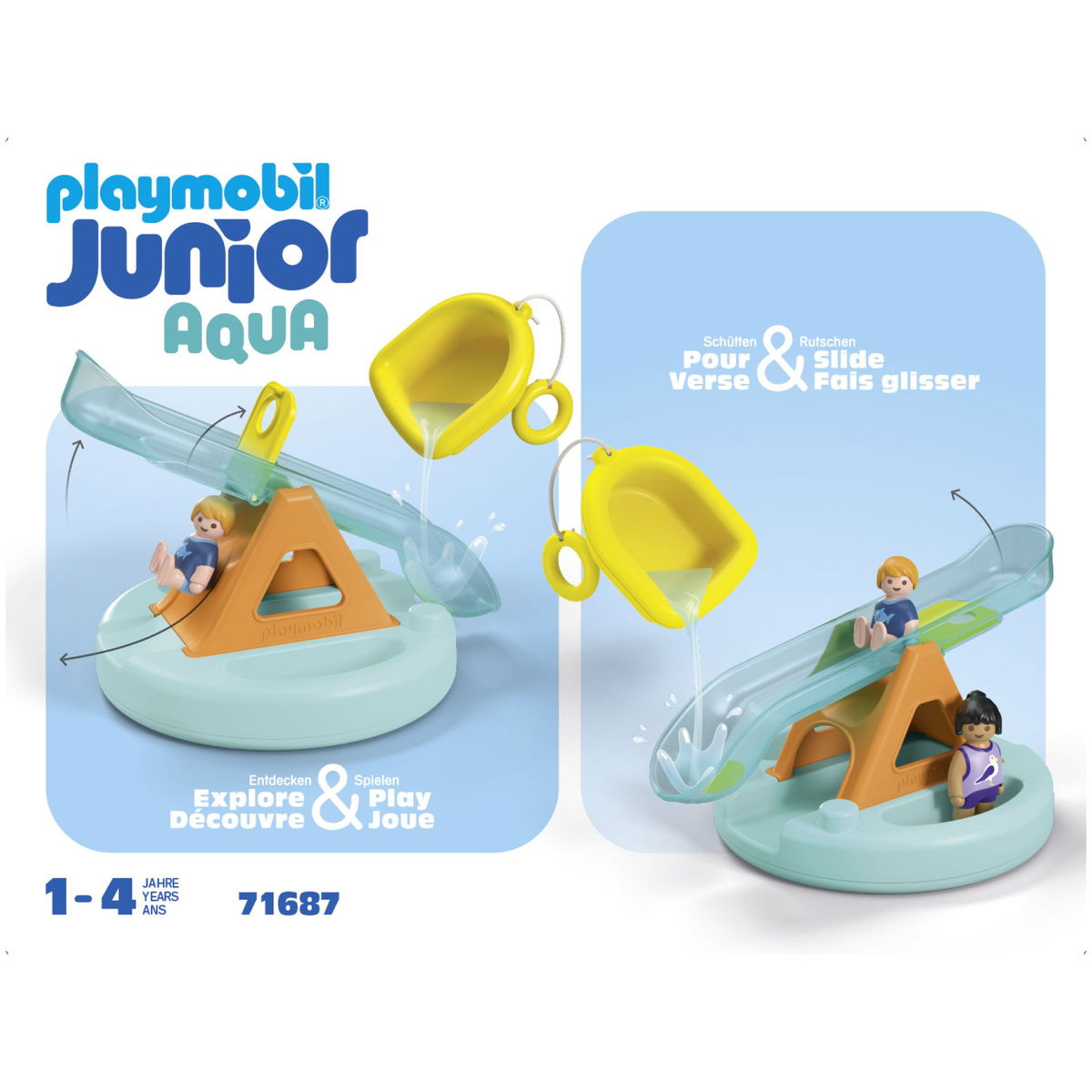 Fun in the water: PLAYMOBIL JUNIOR AQUA 71687 Bathing island with
