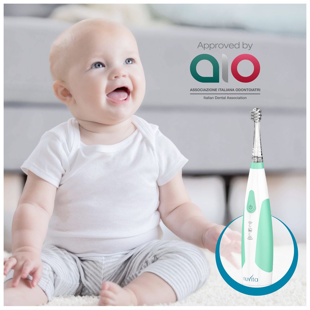 Effective oral care with nuvita Sonic Clean Care toothbrush