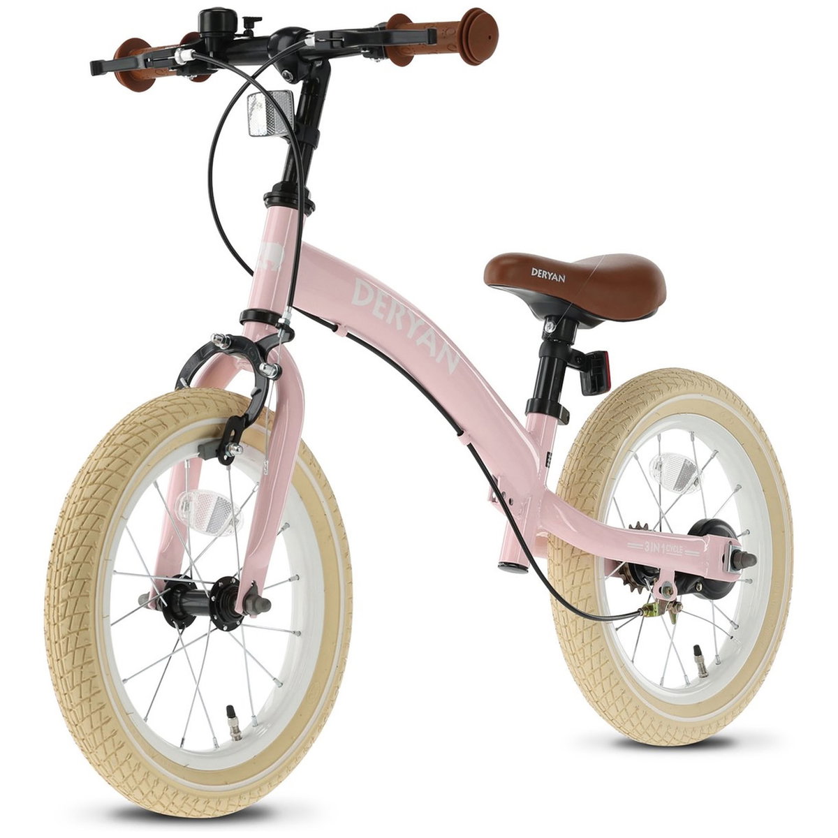 DERYAN 3in1 Kinderfahrrad mitwachsendes Fahrrad - 4mybaby