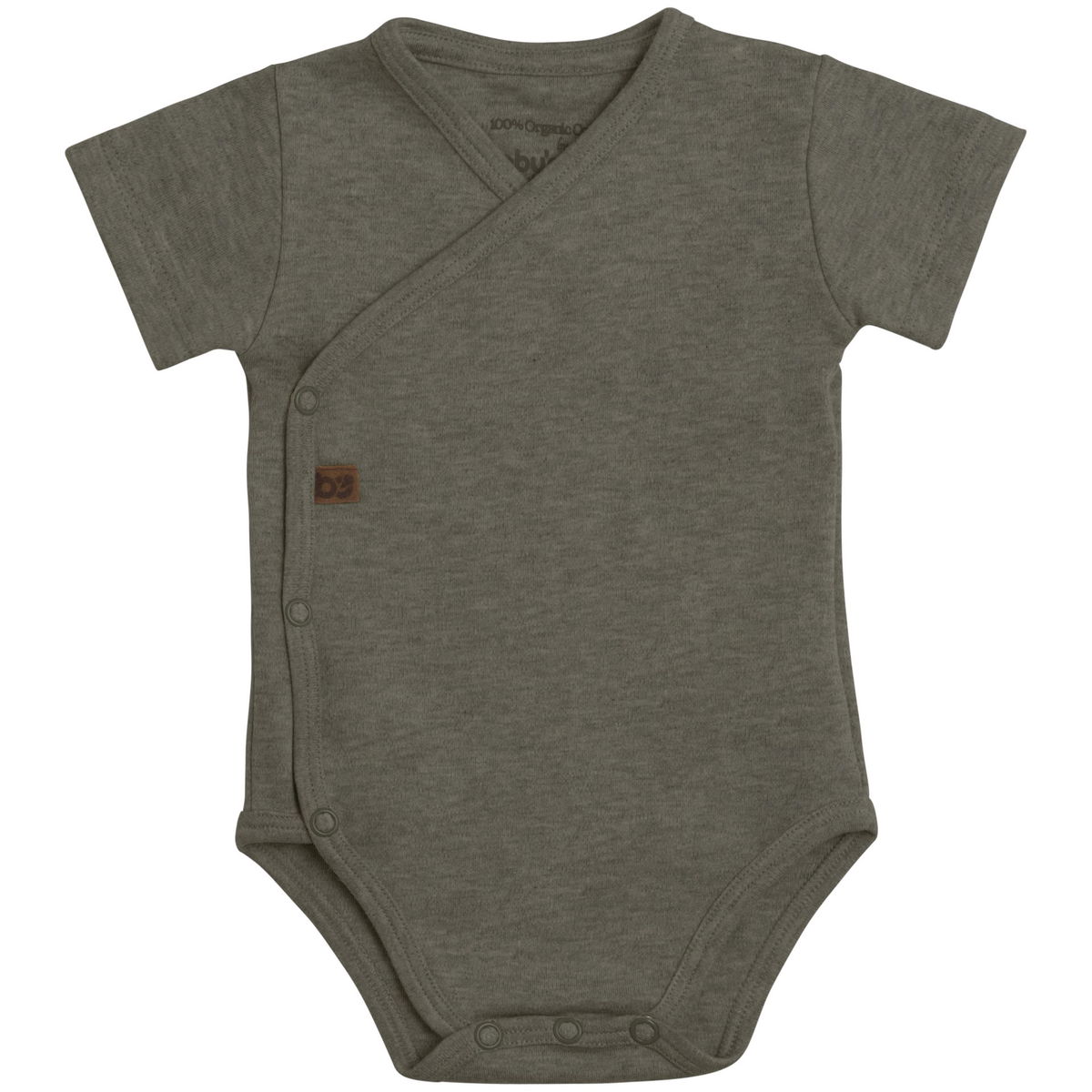 Product Image for baby's only Baby Body Kurzarm Melange khaki Grösse 50
