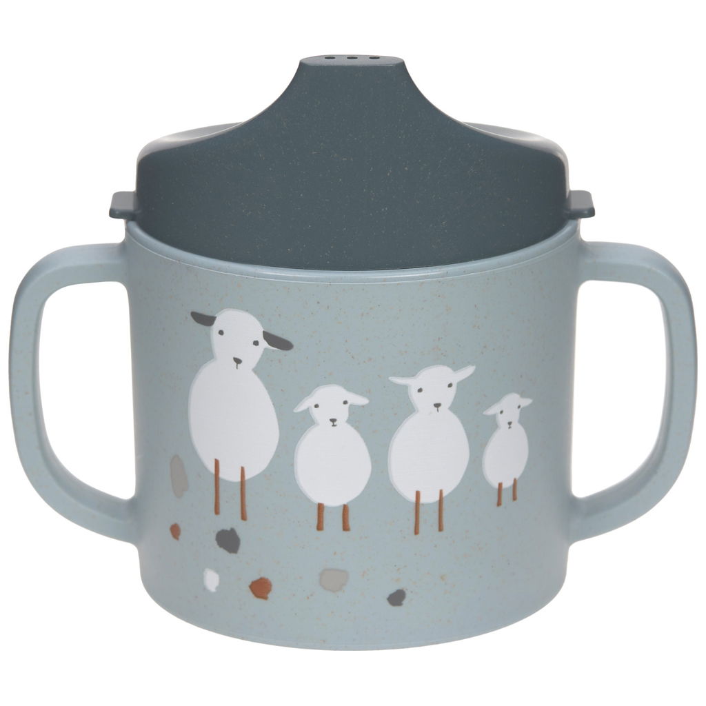 Product Image for Casual Sippy Cup PP Cellulose Tiny Farmer blue Fill quantity 150ml