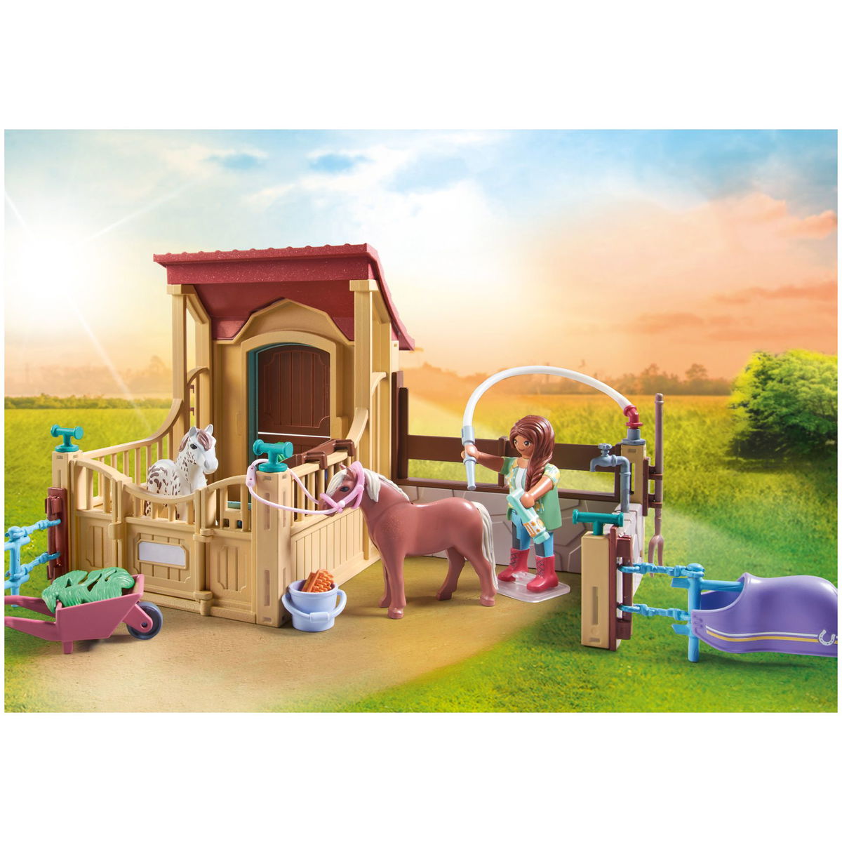 Horse Stable Playmobil Country Pony PLAYMOBIL Horses Of Waterfall