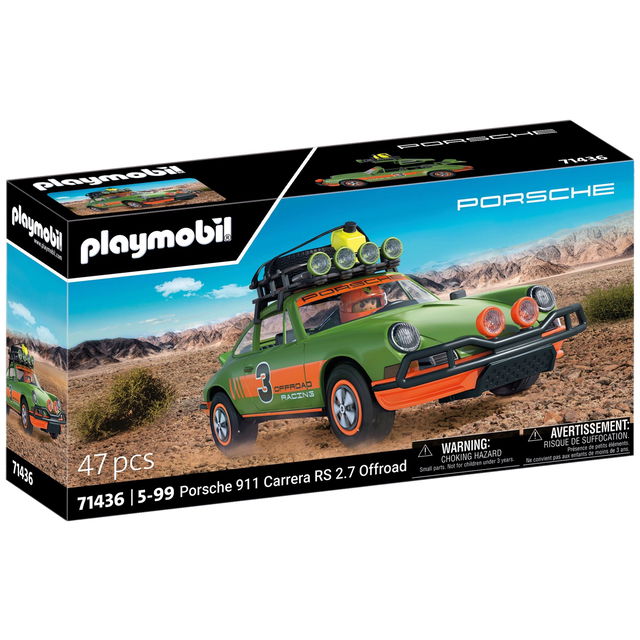 PLAYMOBIL 71436 - Porsche 911 CARRERA RS 2.7 Offroad | 47 Pièces | Neuf
