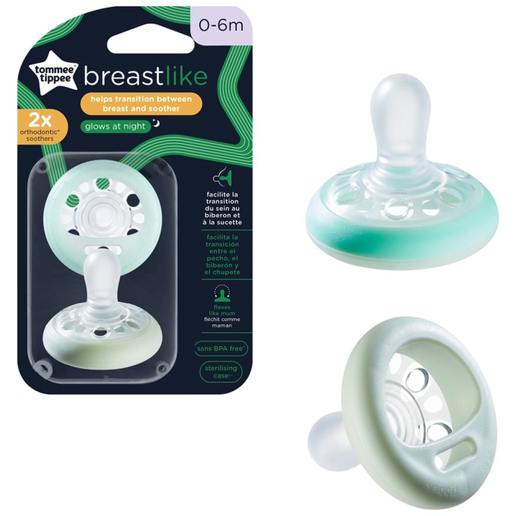 Tommee Tippee Mother's Breast Soother Night Set of 2