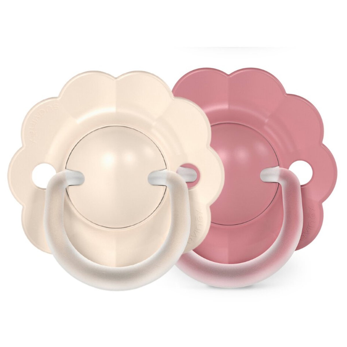 Product Image for Suavinex Reversible SX Pro Wonder Pacifier 2-Pack pink/beige Size 0-6M age 0-6 M Silicone