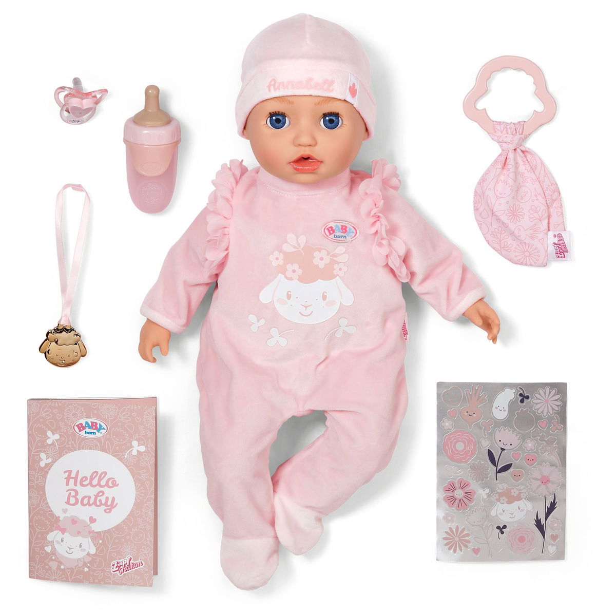 BABY born Weekend Completino da Snorkeling - Per bambole da 43cm - Include Bikini, occhiali
