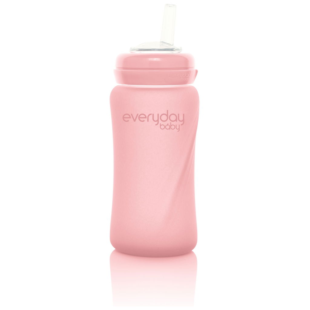 Product Image for Everyday Baby Glastrinkhalmflasche Healthy+ rose pink