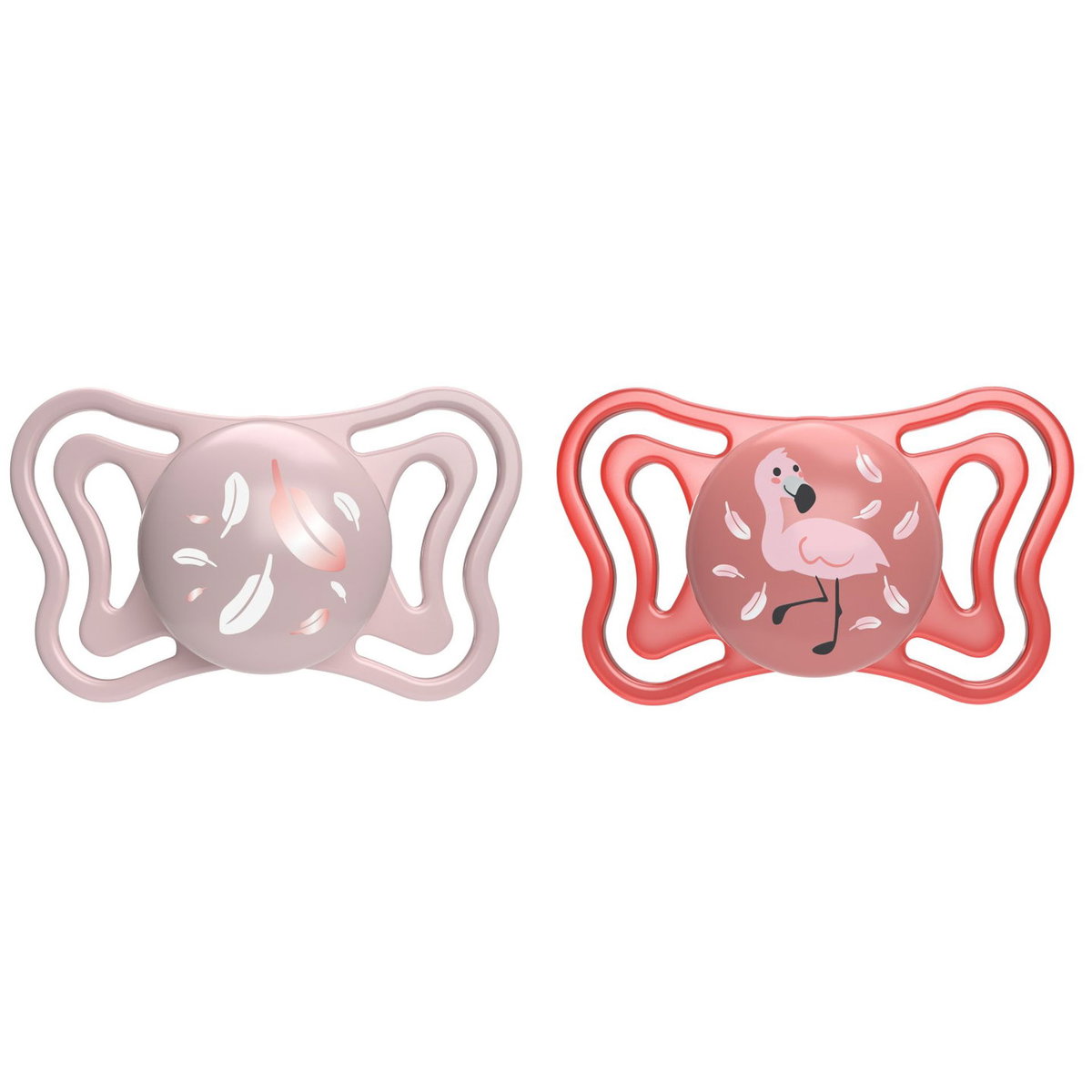 Product Image for Chicco PhysioForma Light Pacifiers rose Size 6-16M age 6-16 M Silicone