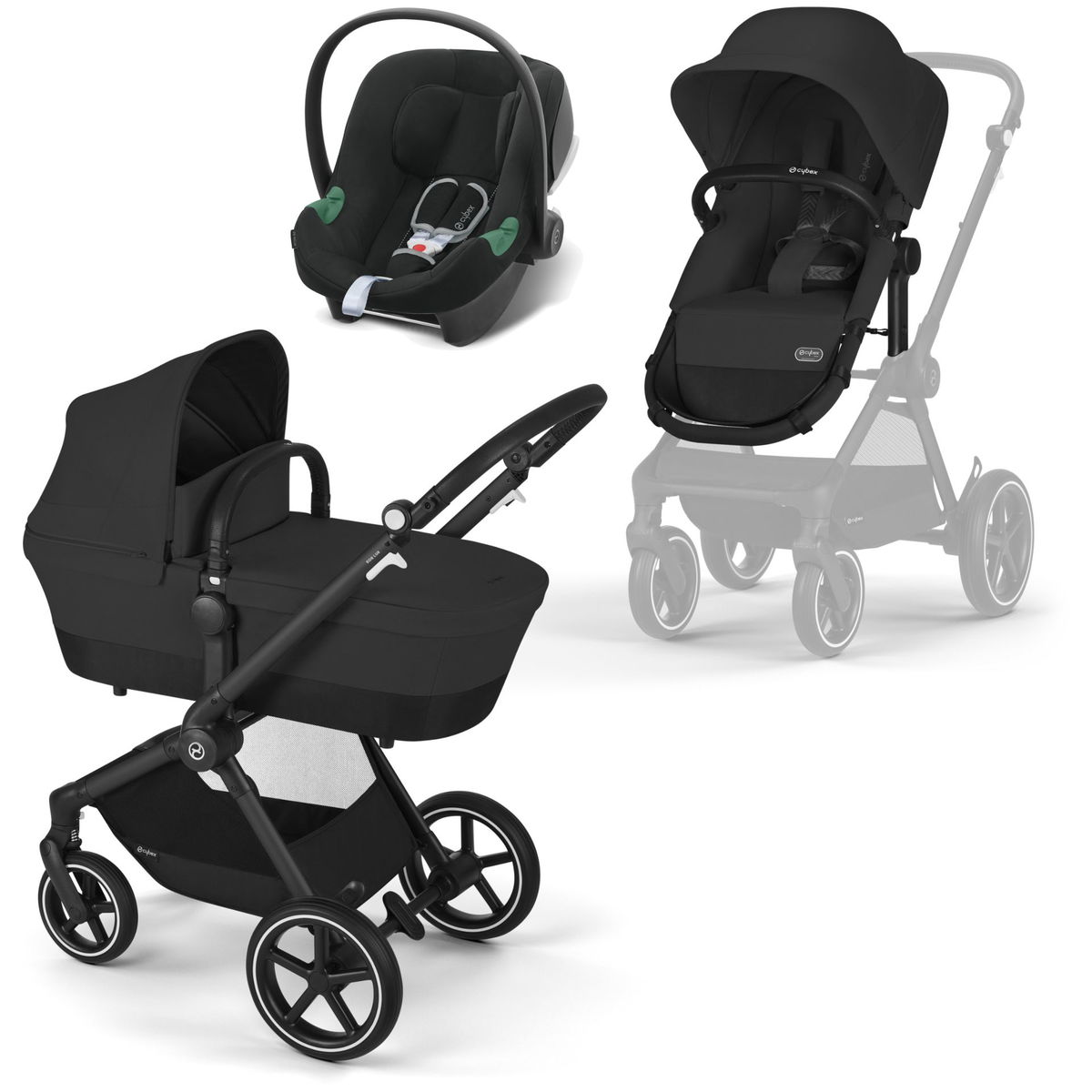 Buy practical baby carriages Trios 3 in 1 online at a reasonable price 4mybaby.ch