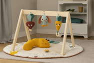 4 Jouets Suspendus En Bois Pour Bébé - Pour Baby Gym, Poussette, Lit - Éveil Sensoriel - 2