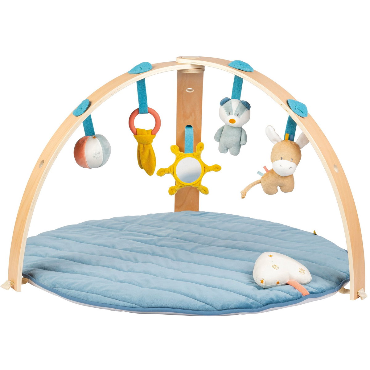 Product Image for Nattou tappeto gioco con arco in legno
