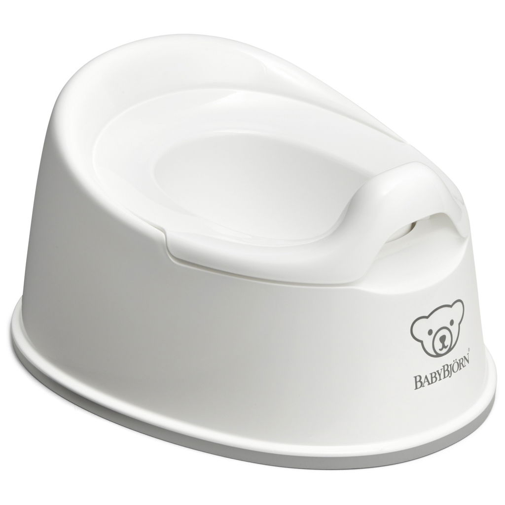 Product Image for BabyBjörn Topf Clever weiss grau