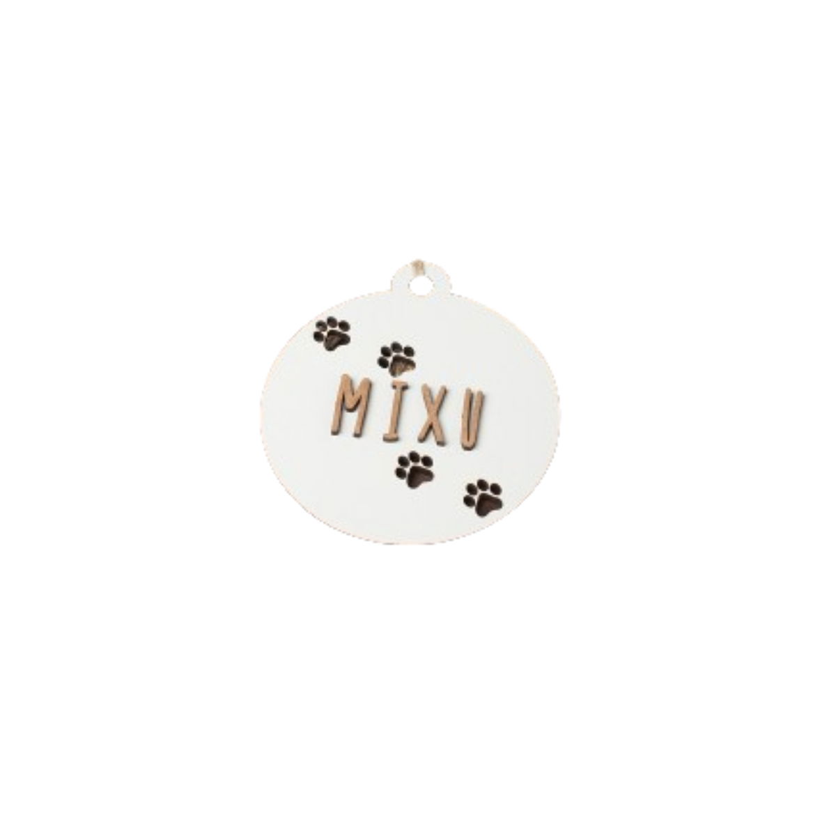 Product Image for VINTIUN Baumschmuck Kugel Pfote weiss