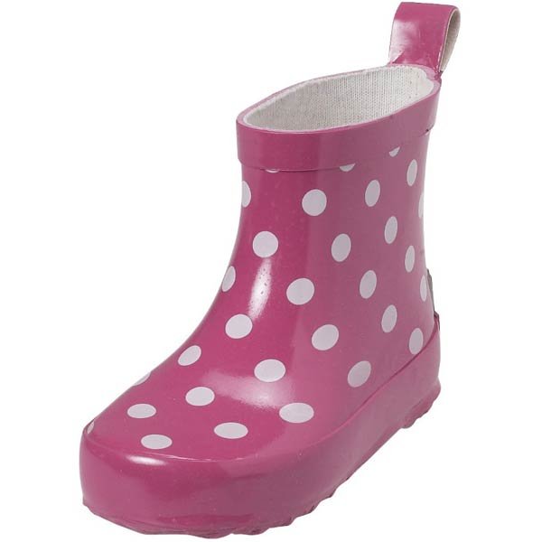 Playshoes Kids Wellington Boots Allover Dots pink