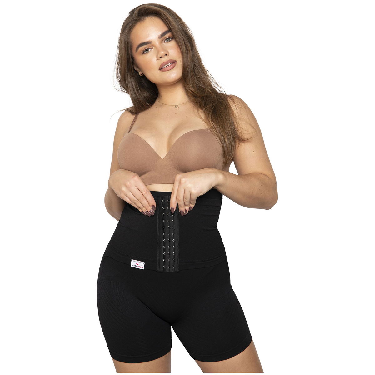 Product Image for Wondermom Pantaloncini con fascia per la pancia post parto nero