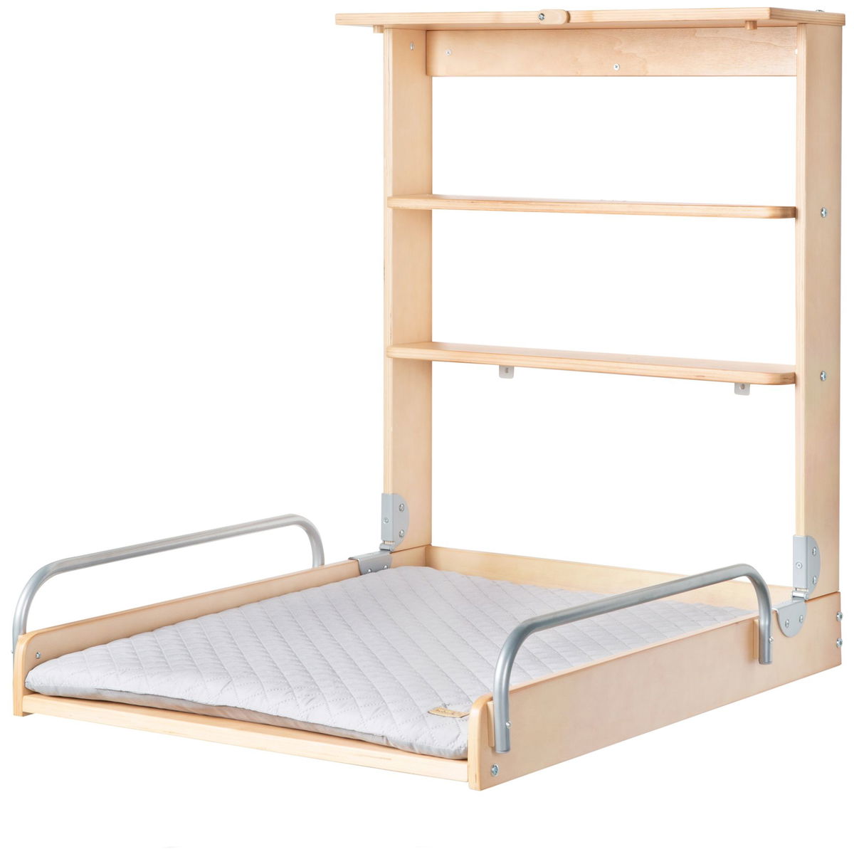 Product Image for roba Wandwickelregal mit Wickelauflage natur