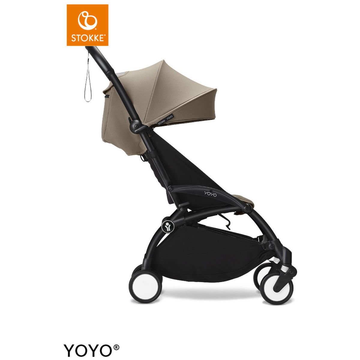 STOKKE YOYO 6+ Stroller Black, Compact Travel Buggy