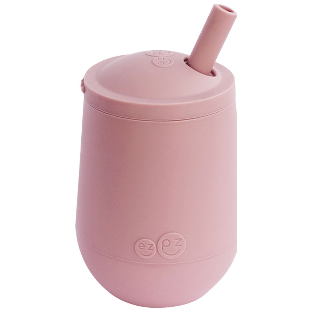 Product Image for ezpz Mini tazza con cannuccia e coperchio fard