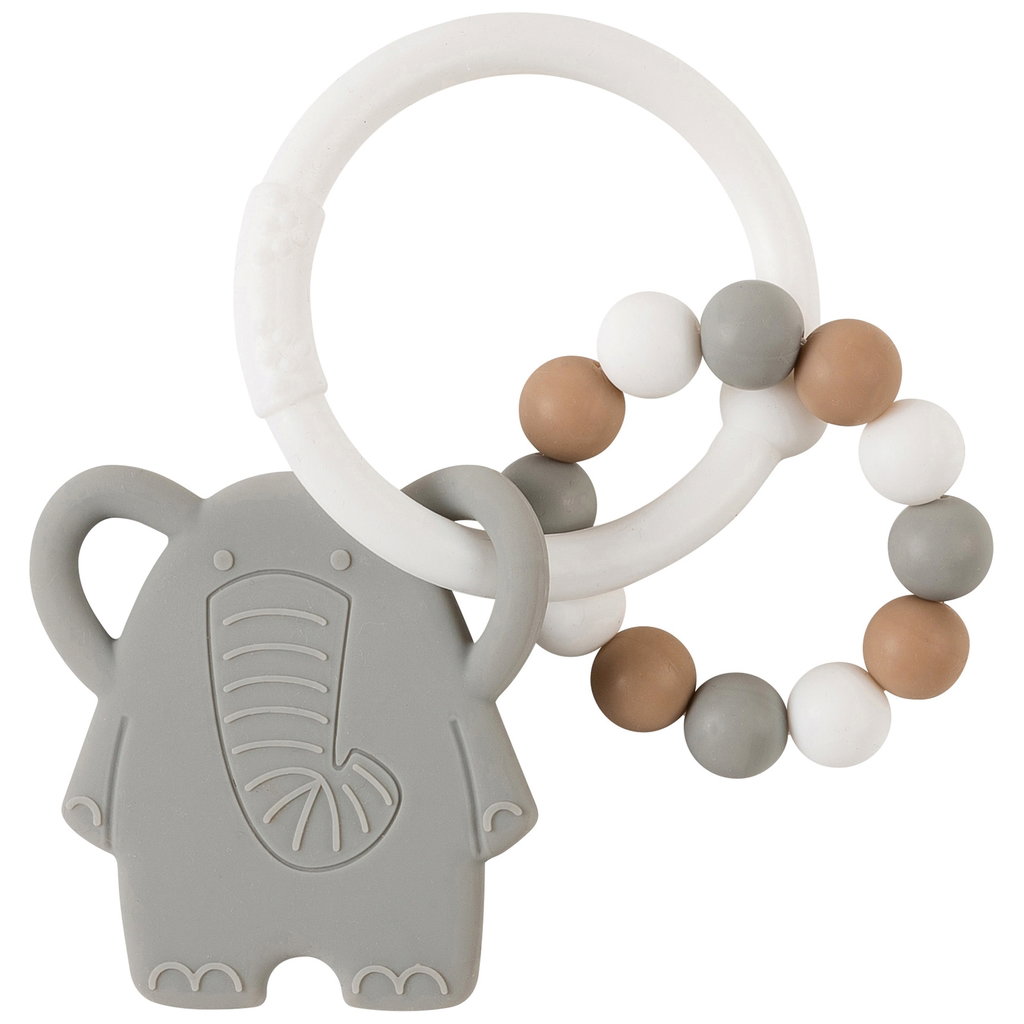 Product Image for Nattou Teething Ring with Gripper Elephant