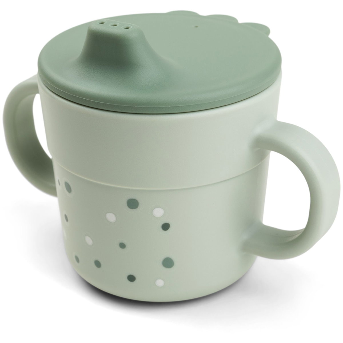 Product Image for Done by Deer Foodie Spout Cup Model happy dots green Fill quantity 215ml