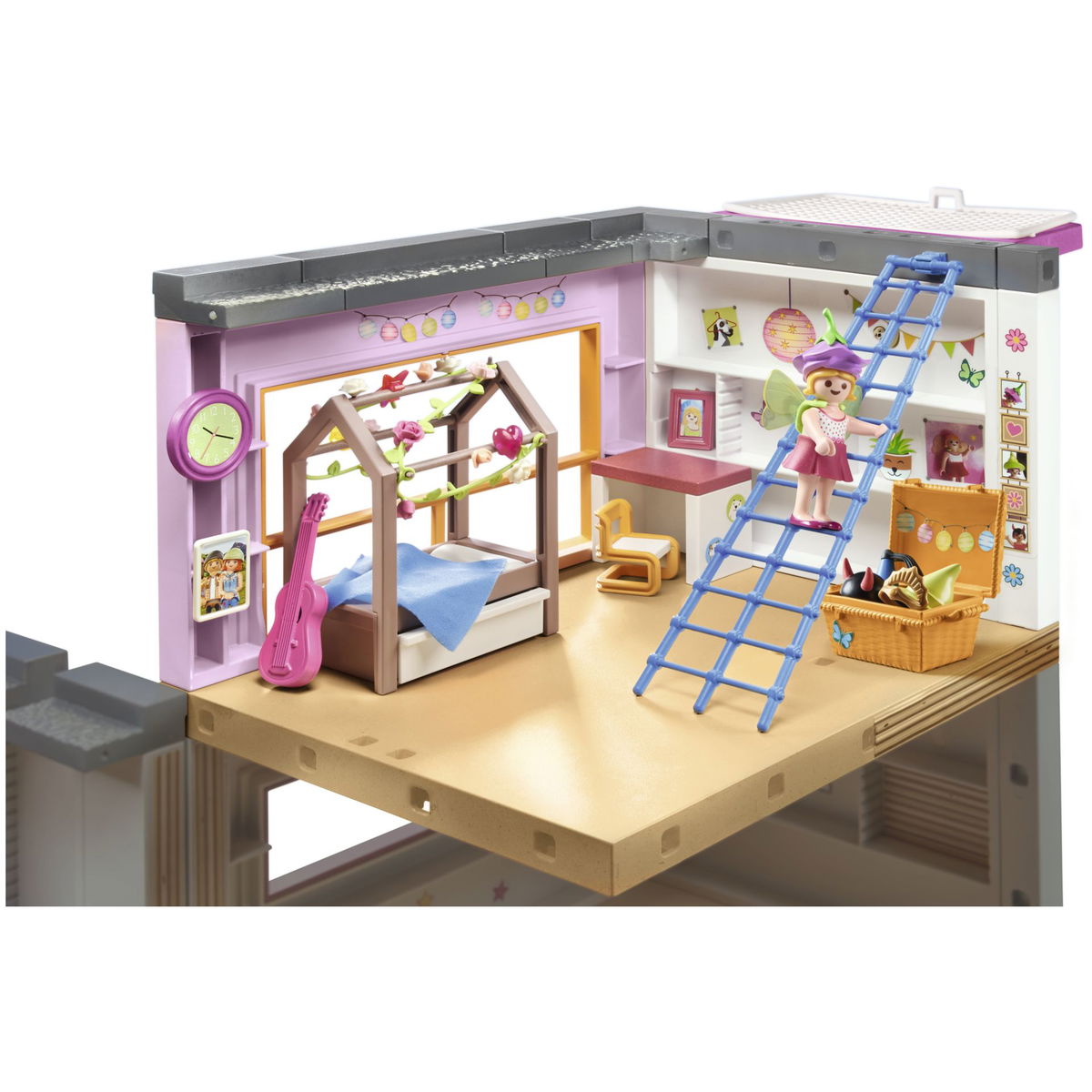 PLAYMOBIL MyLife 71608 Kitchen With Dining Area, Fully Equipped Kitchen For Detailed Replay, Made From Over 80% Recycled And Bio-Based Materials, Creative Toy For Children From 4 Years