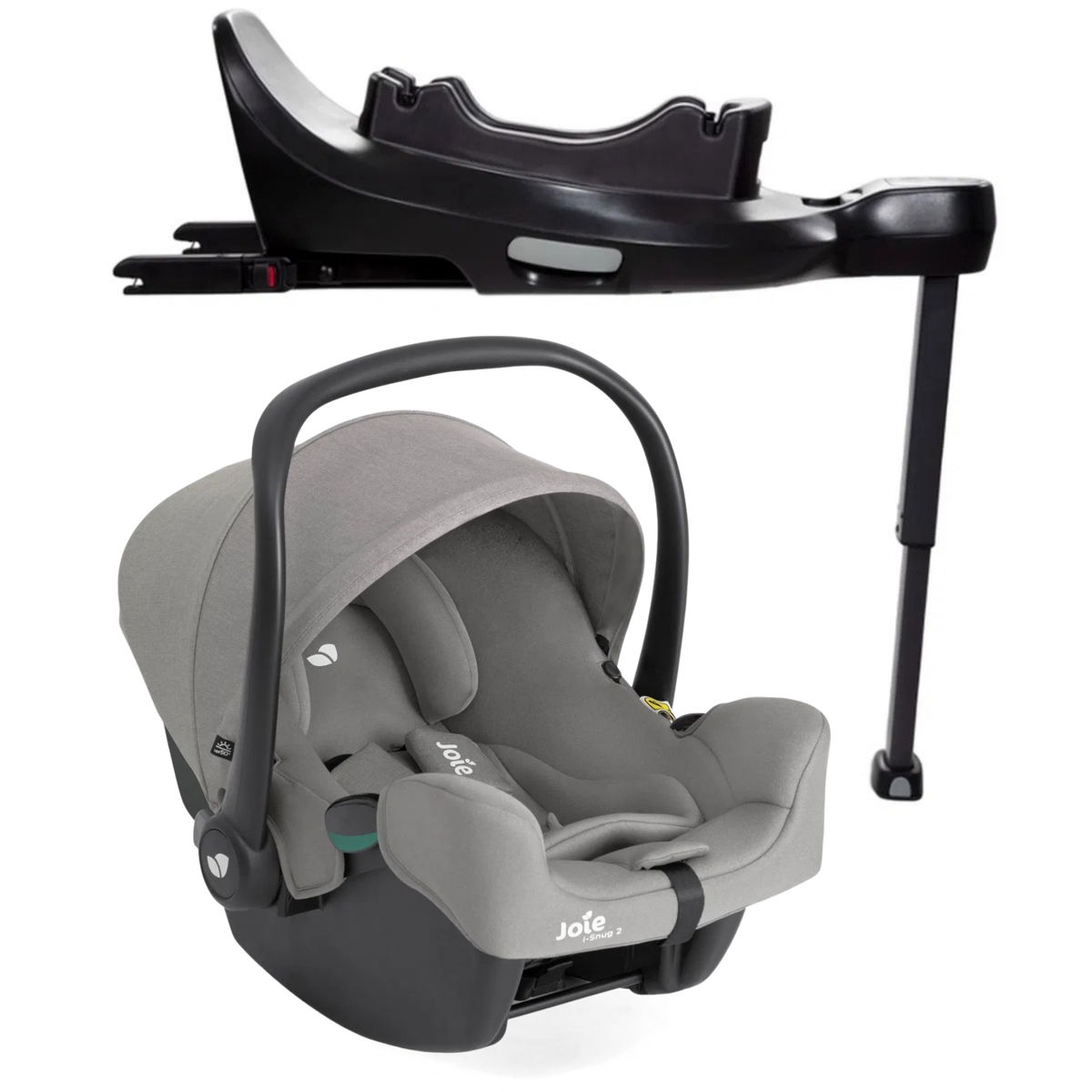 Joie i-snug ➕　i-base 2点セット グレーフランネル Joie i-Snug 2 Set Car Seat & i-Base Encore - Buy