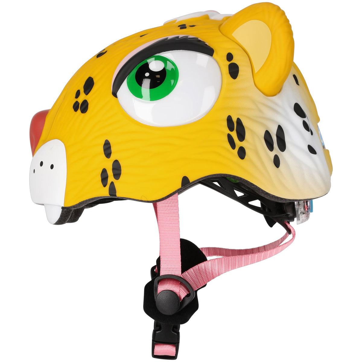 Product Image for Crazy Safety Helmet Animal leopard yellow