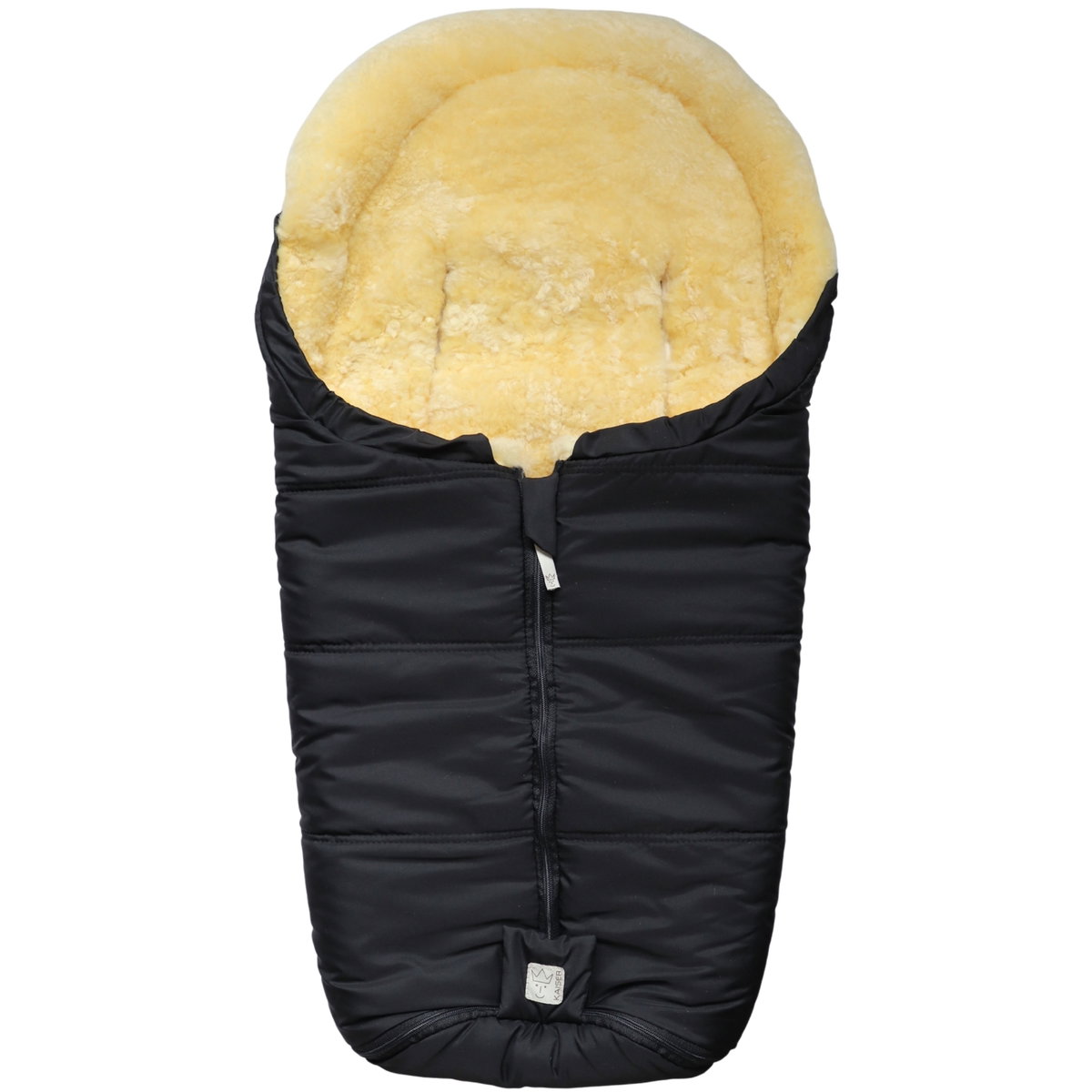 Product Image for Kaiser NAADJA chancelière en peau d’agneau coque bébé black Remplissage Peau de mouton