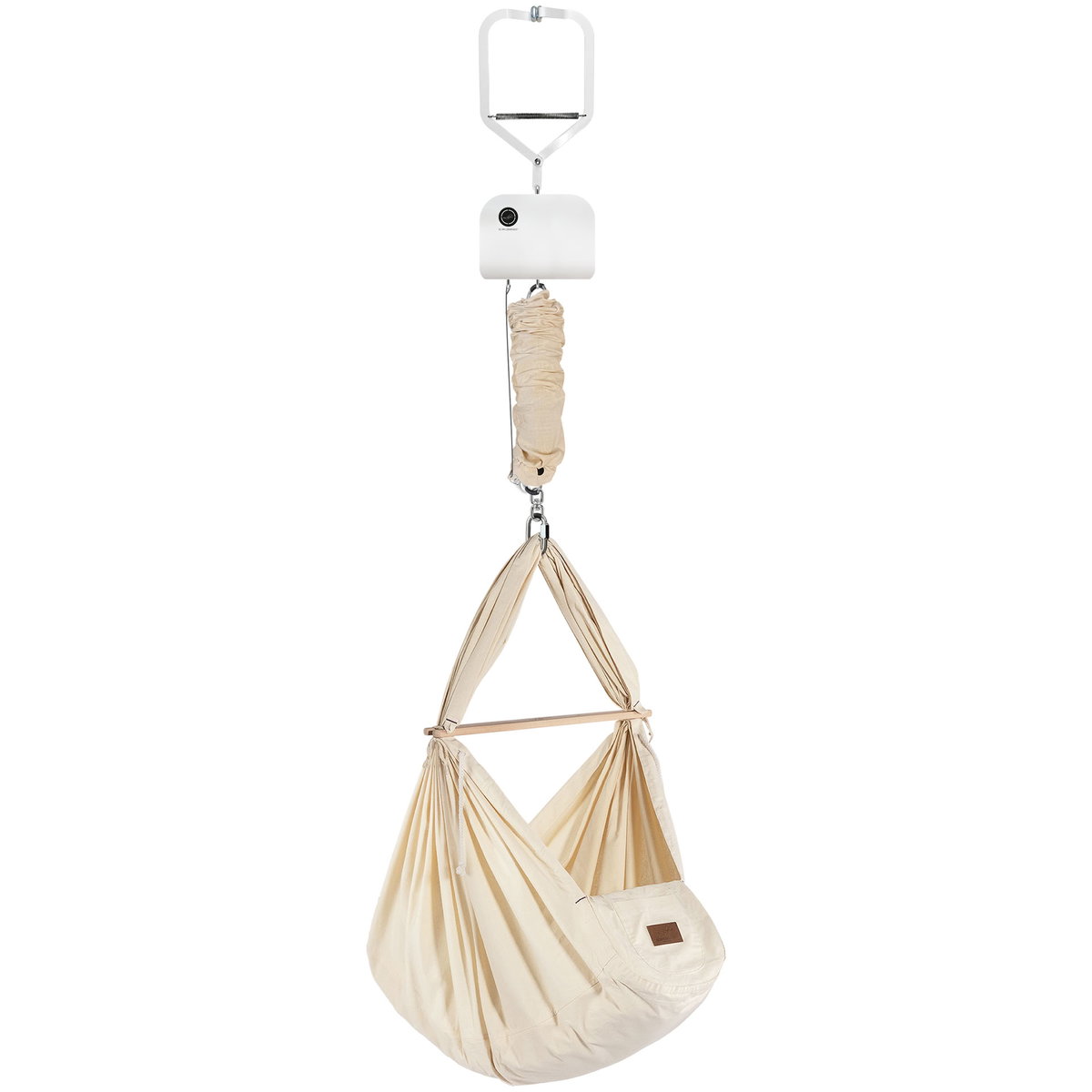 Product Image for SCHMUSEWOLKE Türklammer mit weissem Motor und Bio Federwiege natur