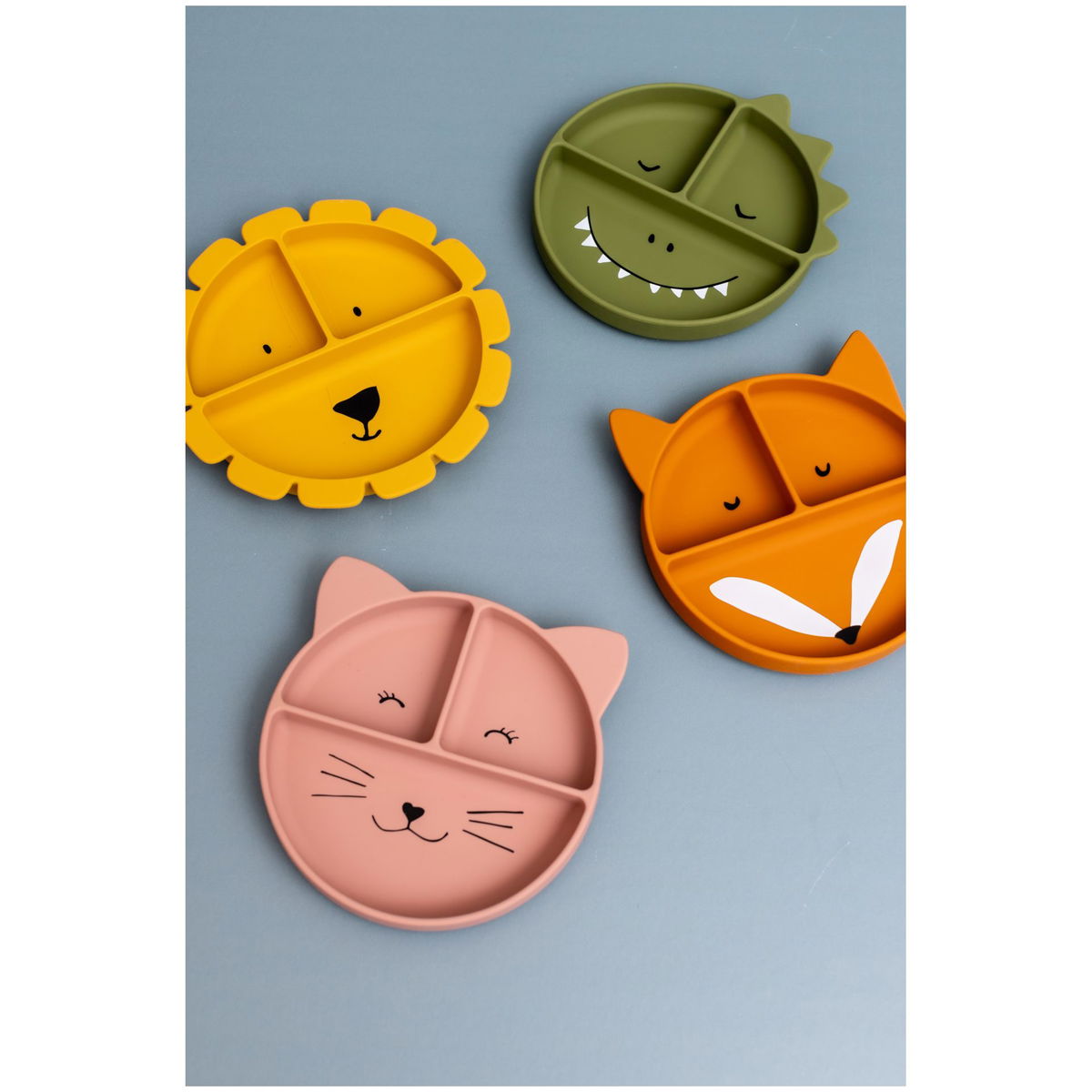 Piatto Bambini Con Ventosa E Scomparti - Sicuro, Colorato, Adatto Per Microonde E Lavastoviglie - Foto 9