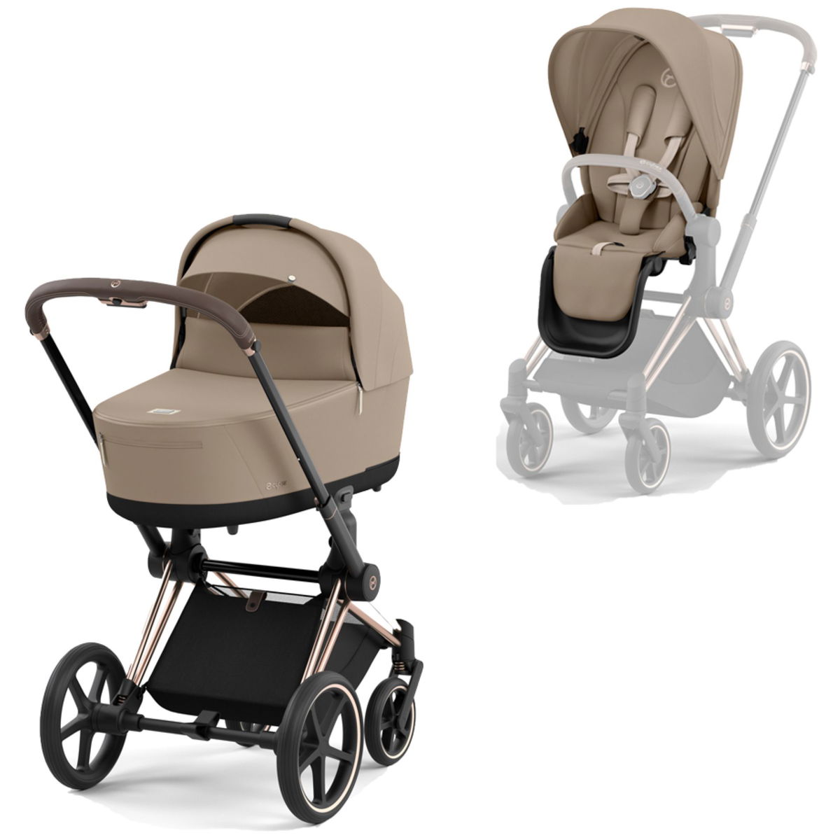 CYBEX Priam 4.0 Rosegold combi pushchair: stylish and functional