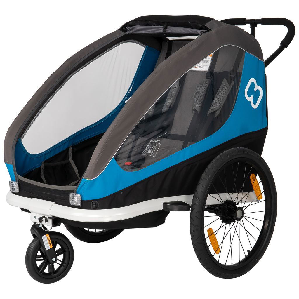 Remorque à vélo pratique pour les enfants le Hamax Traveller