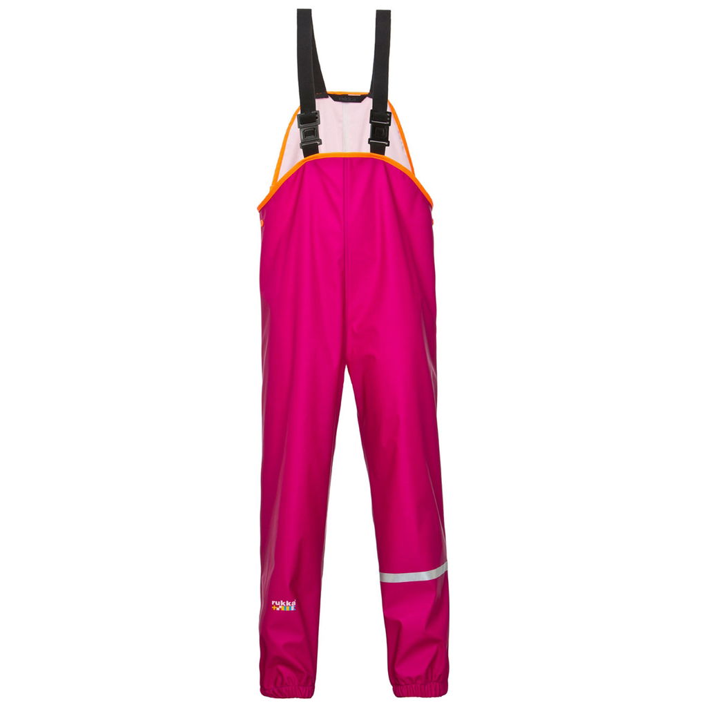 Pantaloni Da Pioggia Per Bambini - Impermeabili E Antivento, Taglia 98 Rosa, Con Strisce Riflettenti - Foto 11