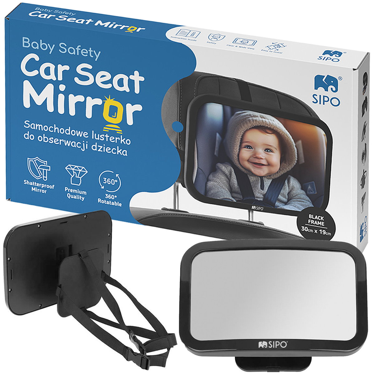 Product Image for SIPO Baby Rücksitzspielgel