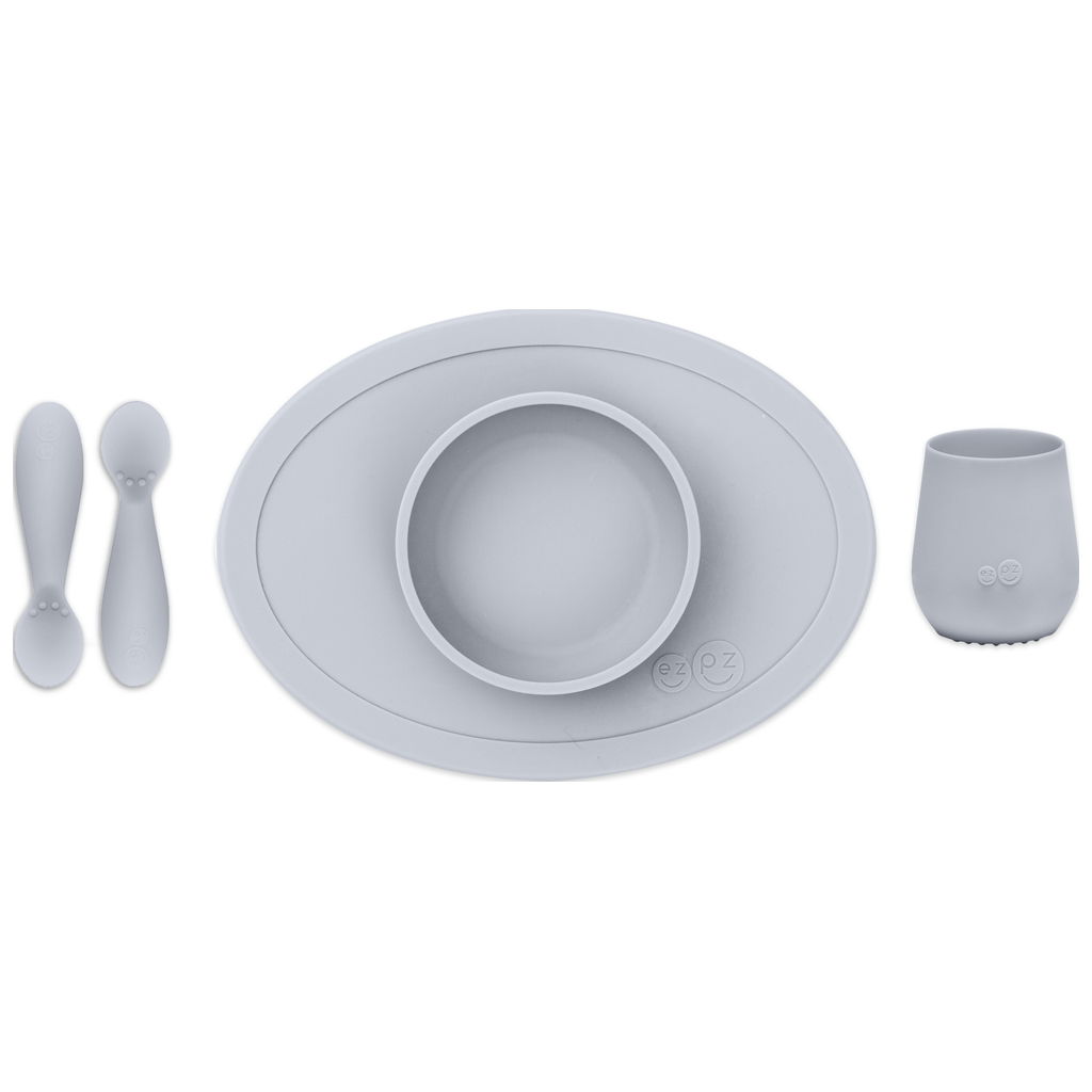 Product Image for ezpz first learning set pewter