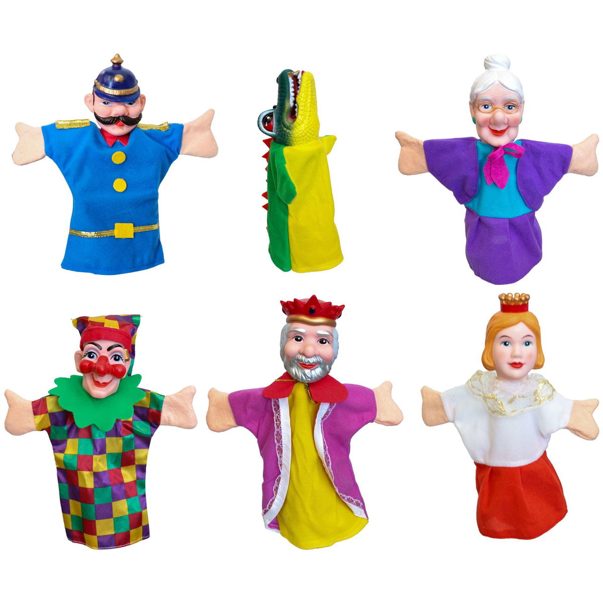 Puppet Theater Figures 6 Pieces Hand Puppets - Buy Now