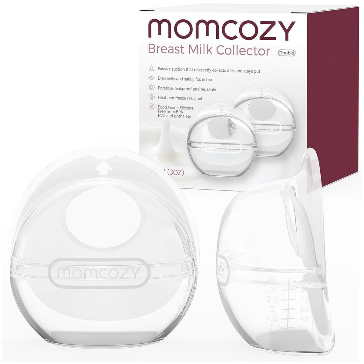 Product Image for Momcozy Wiederverwendbarer Muttermilchauffangbehälter