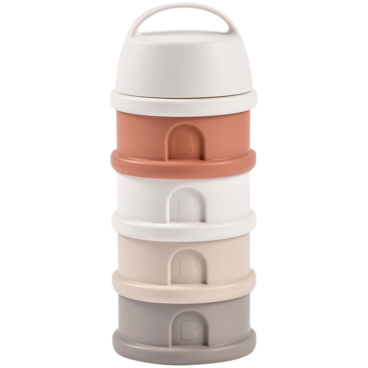 Product Image for Beaba Milchpulverspender 4-Teilig weiss/terrakotta