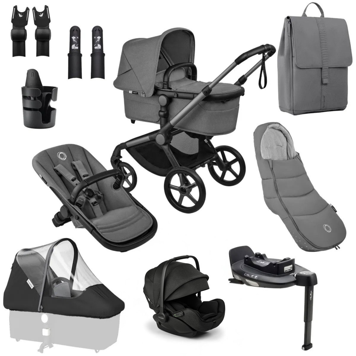 Bugaboo Fox 5 Renew Bundle Sustainable All-in-One Stroller S